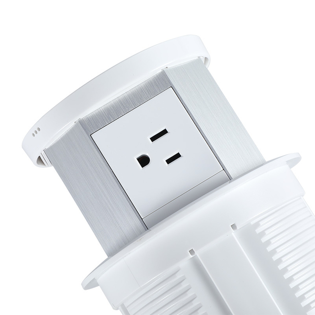 Smart pop up socket switches with USB charging wireless outlet